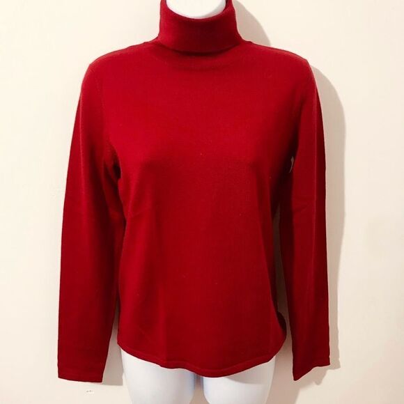 Sutton studio Turtleneck￼ 100% merino wool size 8……S28 - Picture 1 of 4